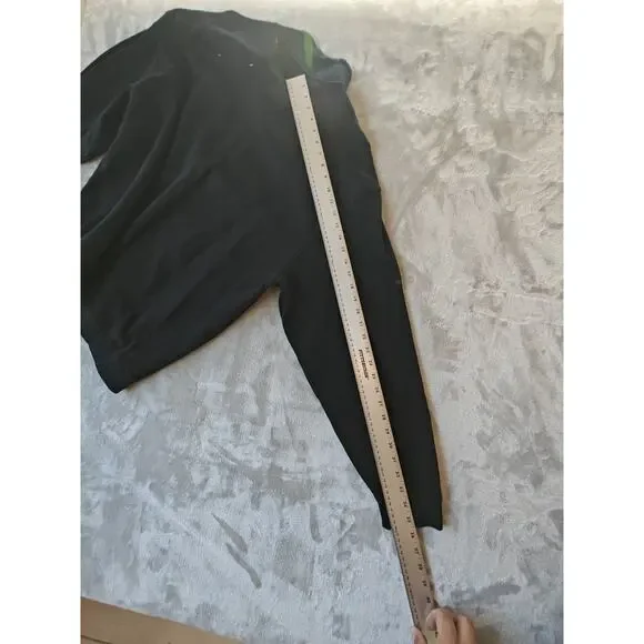 Scott Barber Black Heavyweight Cotton Long Sleeve Shirt Men's XXL - Picture 6 of 6